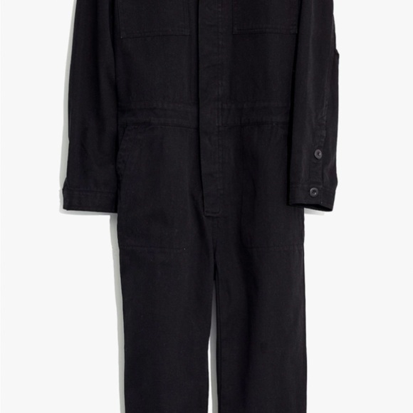 NWT Madewell size M signature Coverall jumpsuit in black - Picture 4 of 13